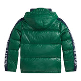 Ralph Lauren Giubbino Bicolore con Zip E Cappuccio Verde per Bambino 323978456002 VERDE RALPH LAUREN 