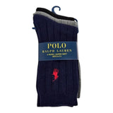 Ralph Lauren Set 3Paia Di Calzini Tricolore Blu per Bambino 443979301001 BLU RALPH LAUREN 