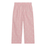 Ralph Lauren Pigiama 2 Pezzi Camicia-Pantalone tinta unita Rosa per Bambina 4P0150 ROSA RALPH LAUREN 