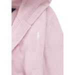 Ralph Lauren Accappatoio tinta unita con Cappuccio Rosa per Bambina 4P0188 ROSA RALPH LAUREN 