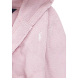 Ralph Lauren Accappatoio tinta unita con Cappuccio Rosa per Bambina 4P0188 ROSA RALPH LAUREN 