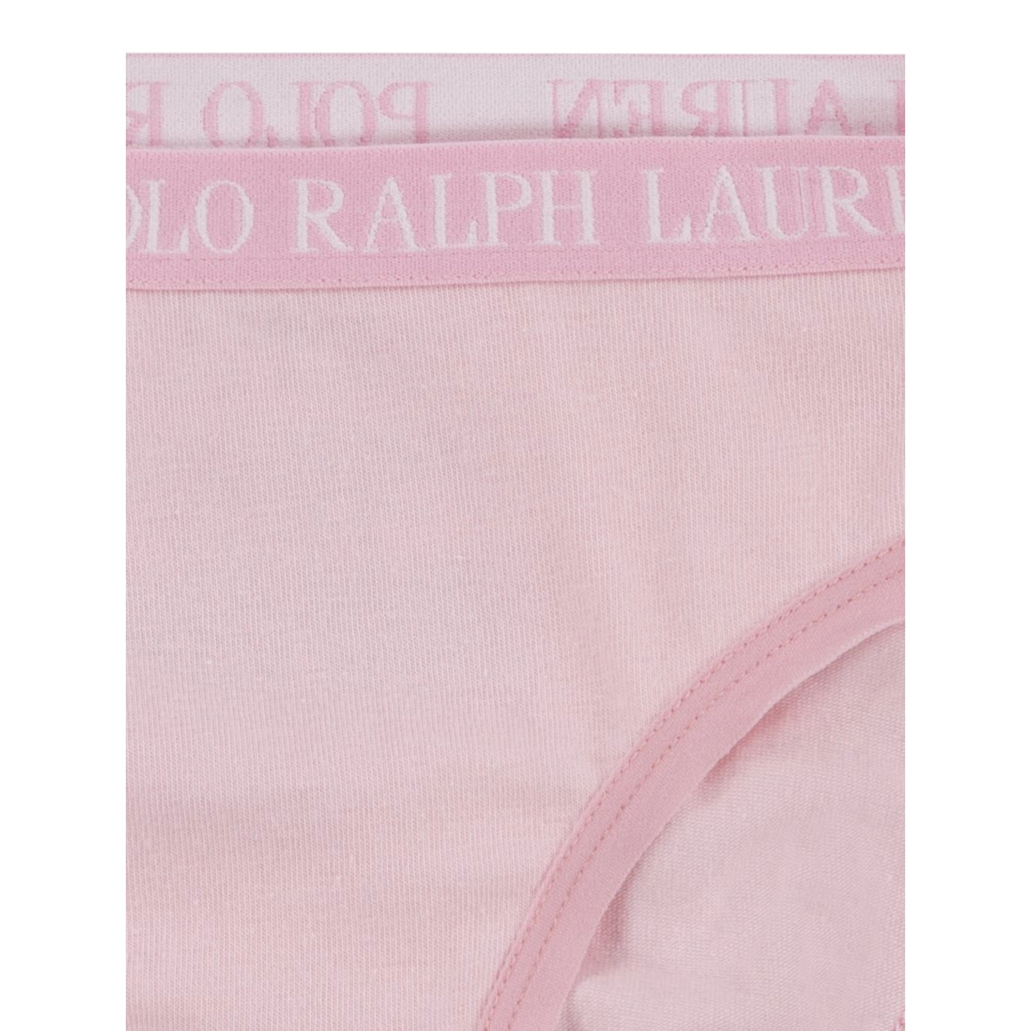 Ralph Lauren Set 3 Pezzi Slip Bicolore Bianco/Rosa per Bambina 4P5003 BIANCO/ROSA RALPH LAUREN 