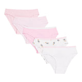 Ralph Lauren Slip 5 Pezzi Bicolore Bianco/Rosa per Bambina 4P5005 BIANCO/ROSA RALPH LAUREN 