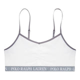 Ralph Lauren Set 2Pz Top Bicolore Bianco/Grigio per Bambina 4P5017 BIANCO/GRIGIO RALPH LAUREN 