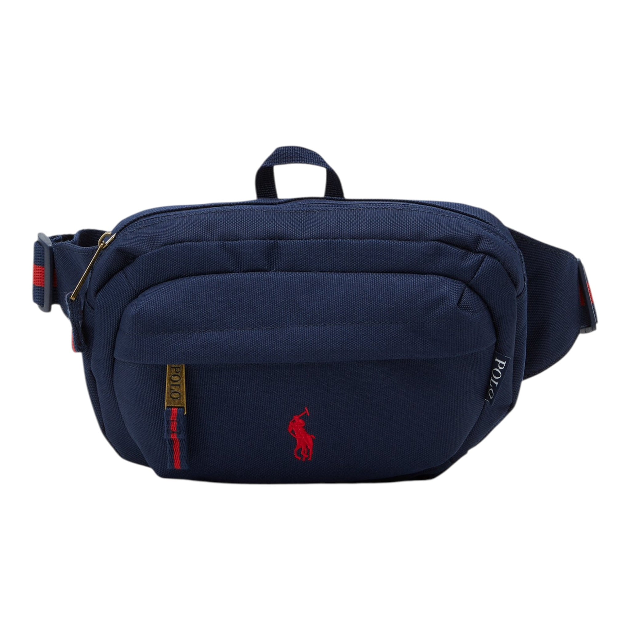 Ralph Lauren Marsupio tinta unita con Logo Blu per Bambino 9AR012 BLU RALPH LAUREN 