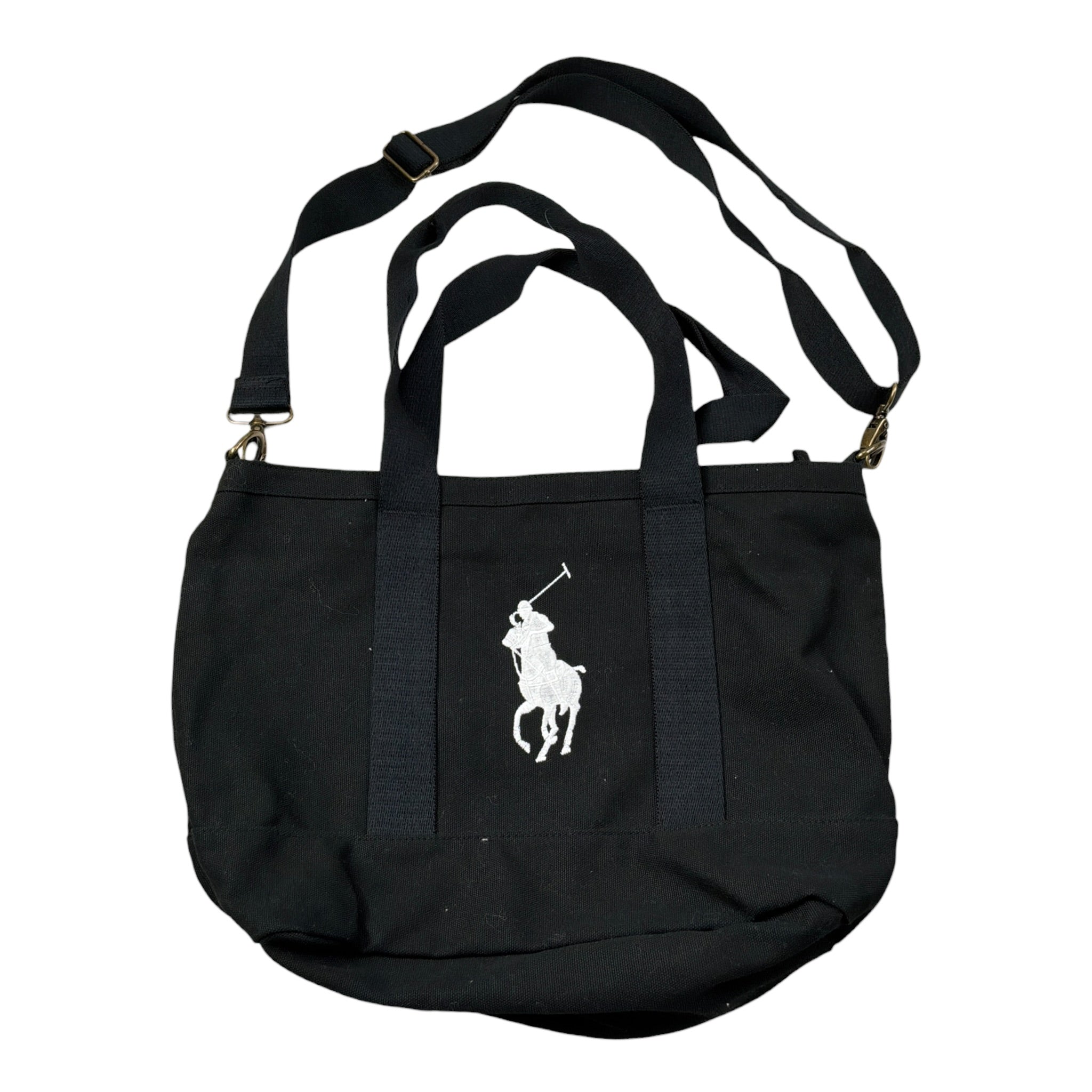 Ralph Lauren Borsa tinta unita con Logo Nero per Bambina 9AR023 NERO RALPH LAUREN 