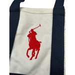 Ralph Lauren Borsa tinta unita con Logo Panna/Blu per Bambina 9AR023 PANNA/BLU RALPH LAUREN 