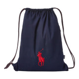Ralph Lauren Sacca Zaino tinta unita con Logo Blu per Bambino 9AR029 BLU RALPH LAUREN 