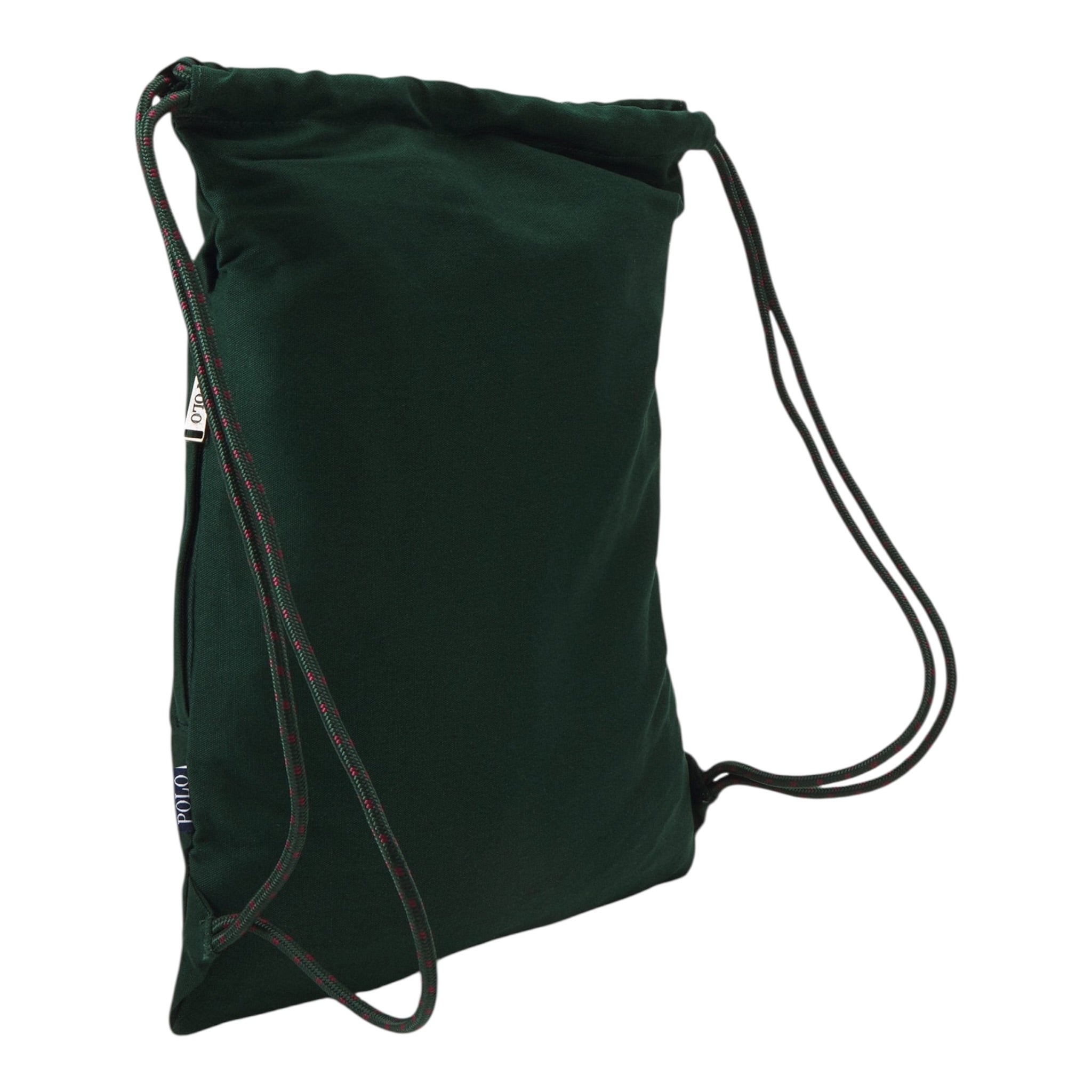 Ralph Lauren Sacca Zaino tinta unita con Logo Verde per Bambino 9AR029 VERDE RALPH LAUREN 
