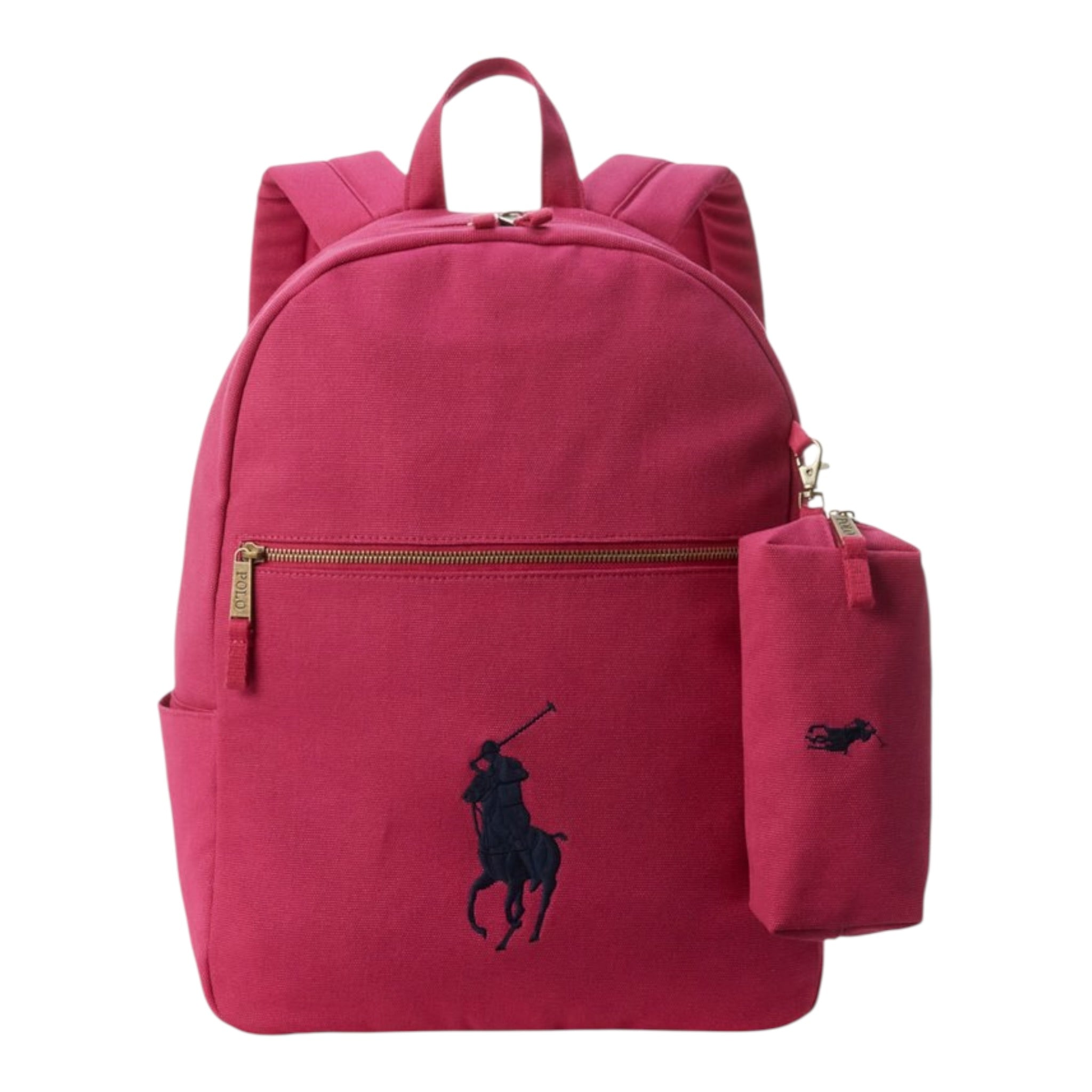 Ralph Lauren Zaino tinta unita con Logo Magenta per Bambino 9AR071 MAGENTA RALPH LAUREN 