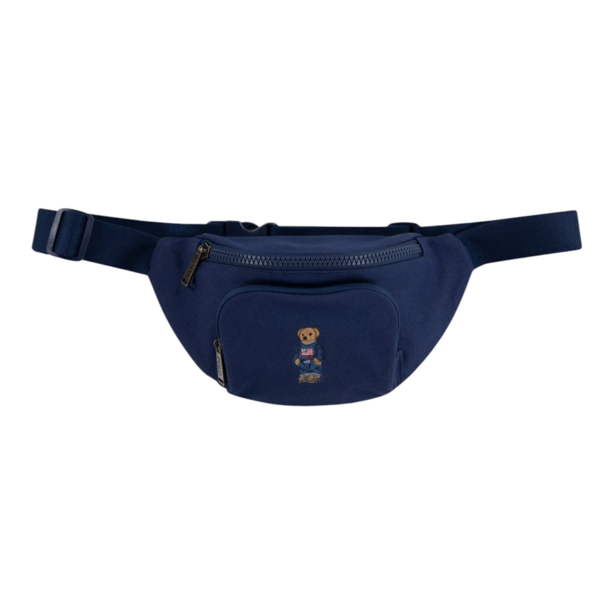 Ralph Lauren Marsupio tinta unita con Logo Blu per Bambino 9AR138 BLU RALPH LAUREN 