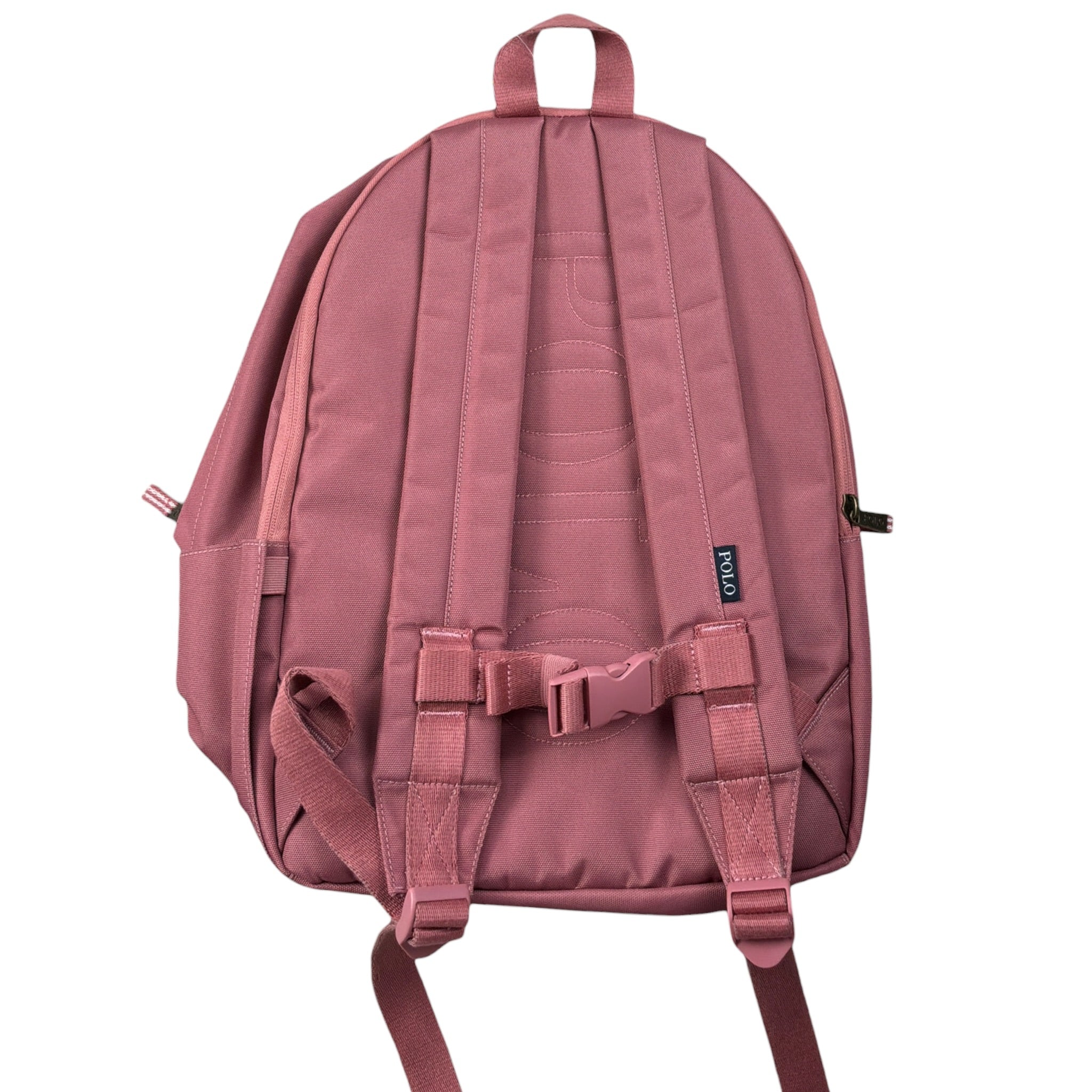 Ralph Lauren Zaino tinta unita con Logo Rosa per Bambina 9AR1511 ROSA RALPH LAUREN 