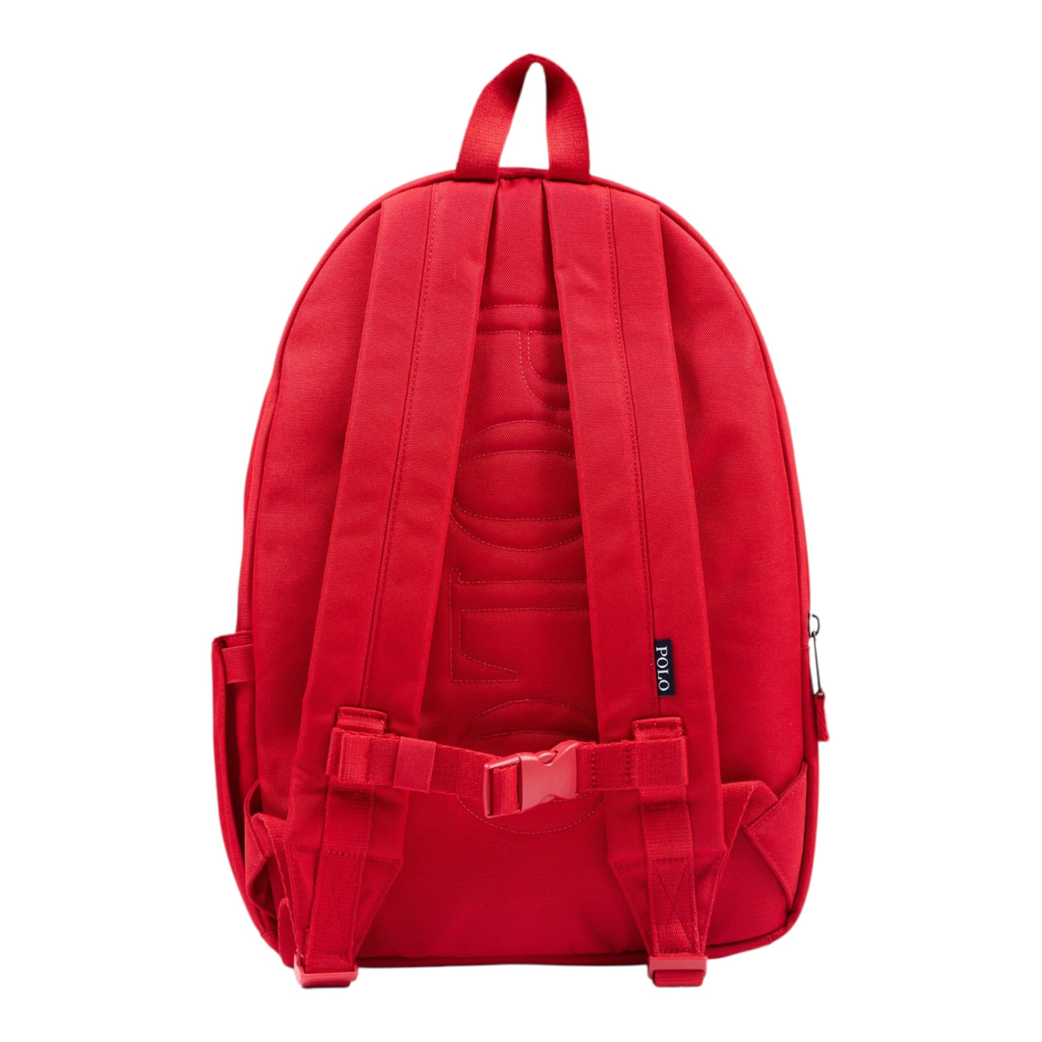 Ralph Lauren Zaino tinta unita con Logo Rosso per Bambina 9AR151 ROSSO RALPH LAUREN 