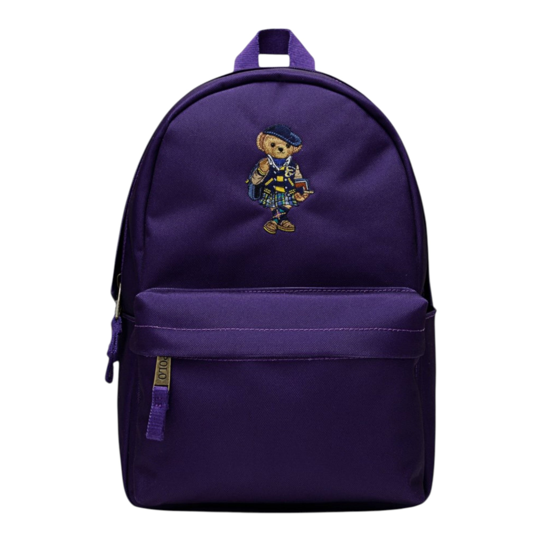 Ralph Lauren Zaino tinta unita con Stampa Viola per Bambino 9AR173 VIOLA RALPH LAUREN 