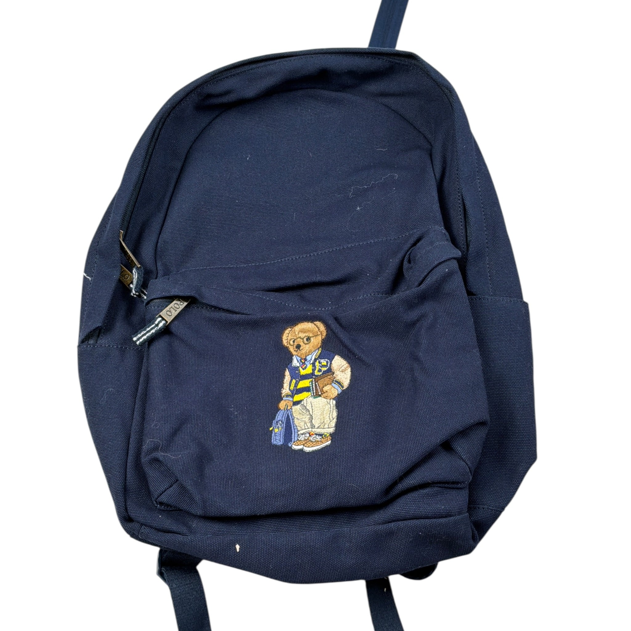 Ralph Lauren Zaino tinta unita con Logo Blu per Bambino 9AR203 BLU RALPH LAUREN 