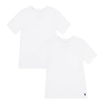 Ralph Lauren Set 2 Pezzi T-Shirt tinta unita Bianco per Bambino 9P5006 BIANCO RALPH LAUREN 