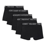 Ralph Lauren Set 5 Pezzi Boxer tinta unita Nero per Bambino 9P5014 NERO RALPH LAUREN 