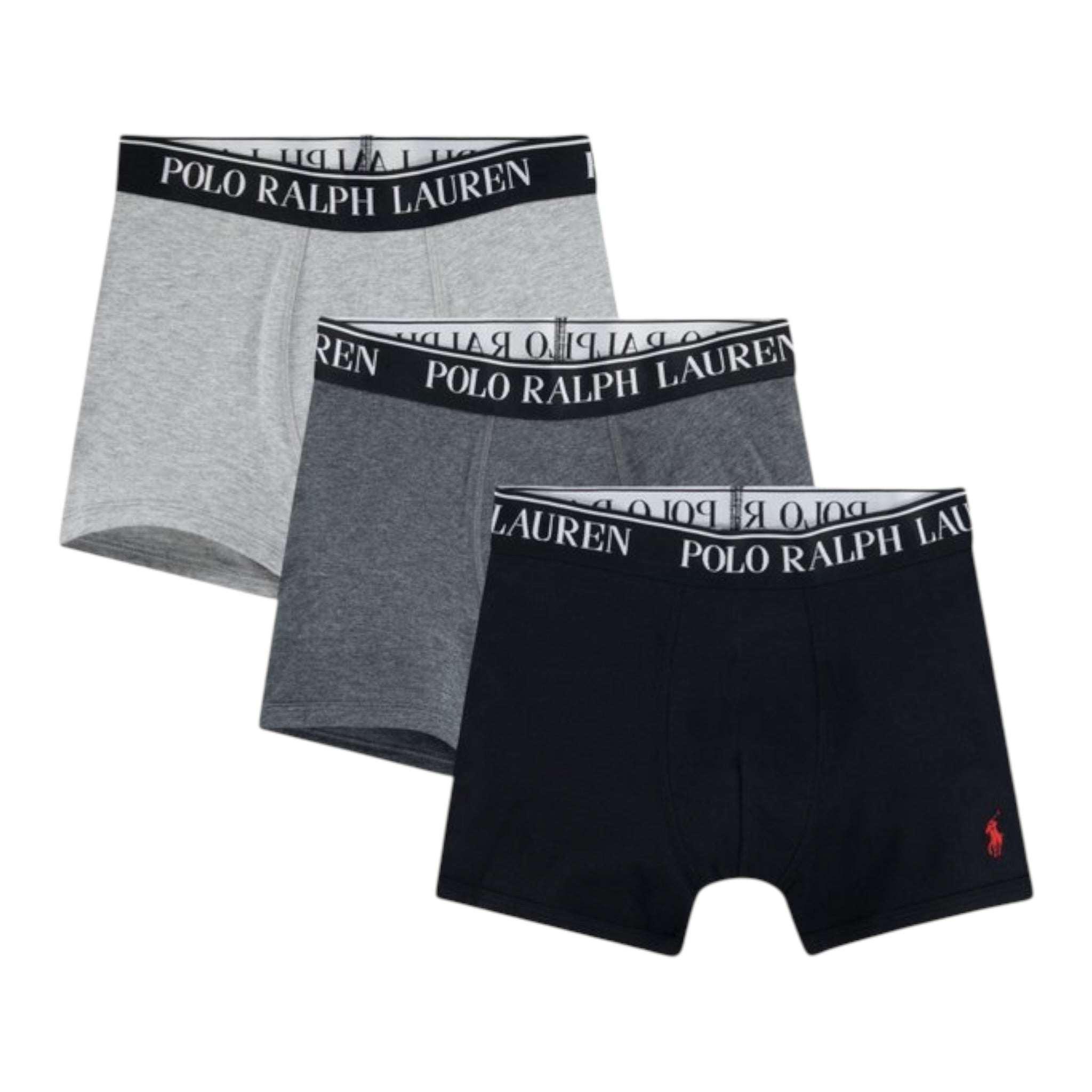 Ralph Lauren Set 3Paia Di Boxer tinta unita Multicolor per Bambino 9P5015X MULTICOLOR RALPH LAUREN 