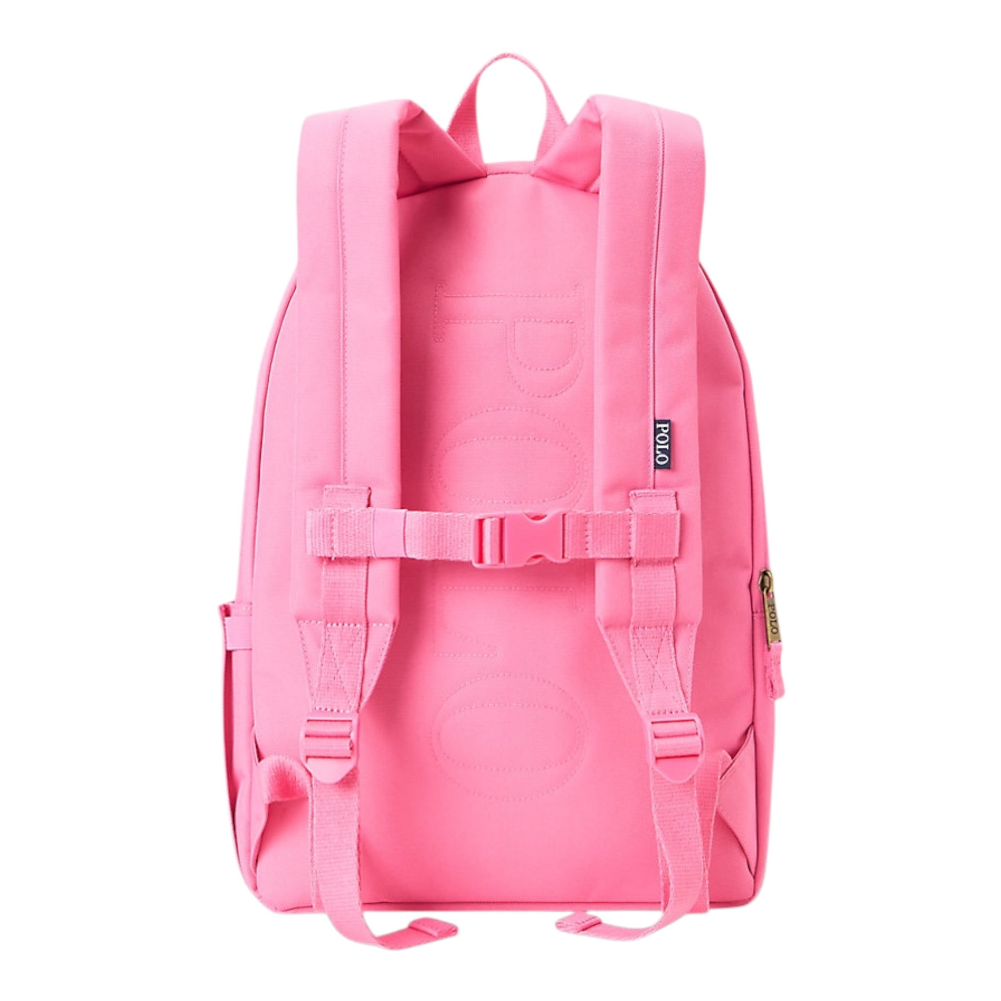 Ralph Lauren Zaino tinta unita con Logo Rosa per Bambina F2026 ROSA RALPH LAUREN 