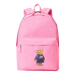 Ralph Lauren Zaino tinta unita con Logo Rosa per Bambina F2026 ROSA RALPH LAUREN 