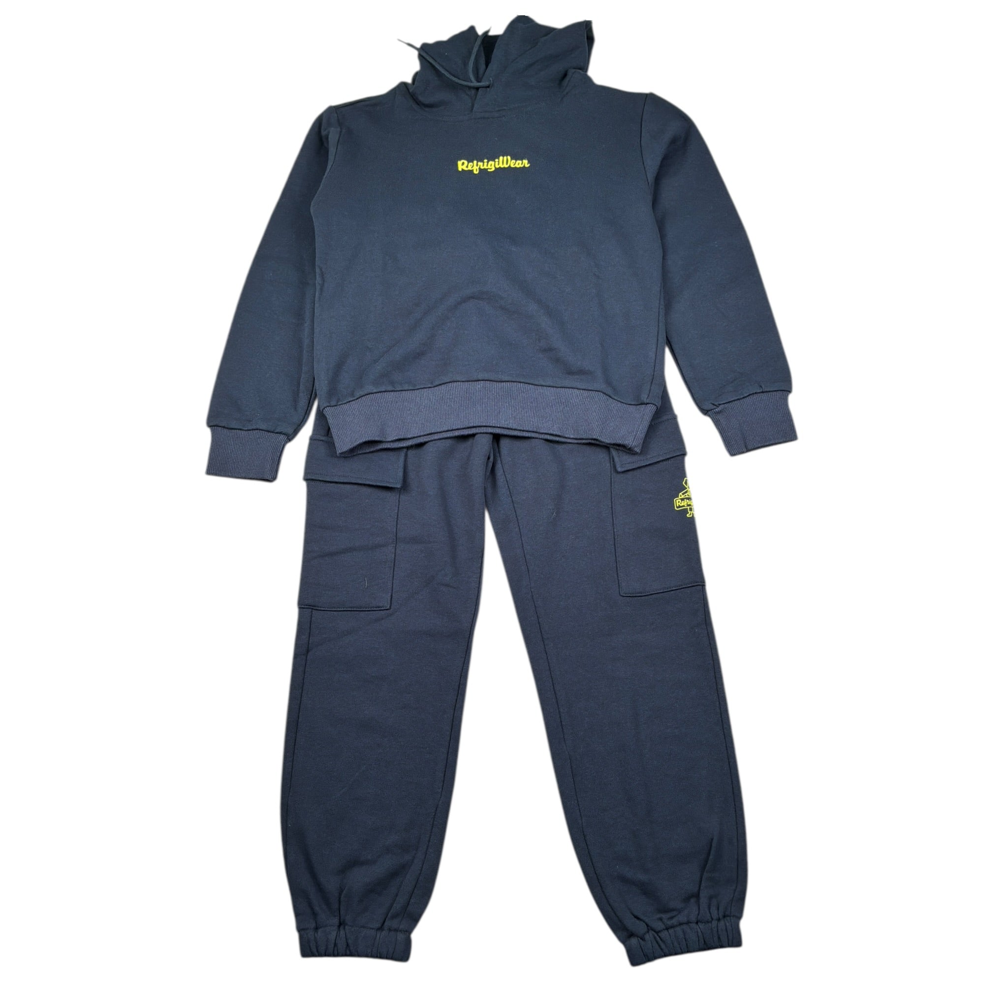 Refrigiwear Completo 2 Pezzi Felpa-Pantalone tinta unita Blu per Bambino R1053W25 BLU REFRIGIWEAR 