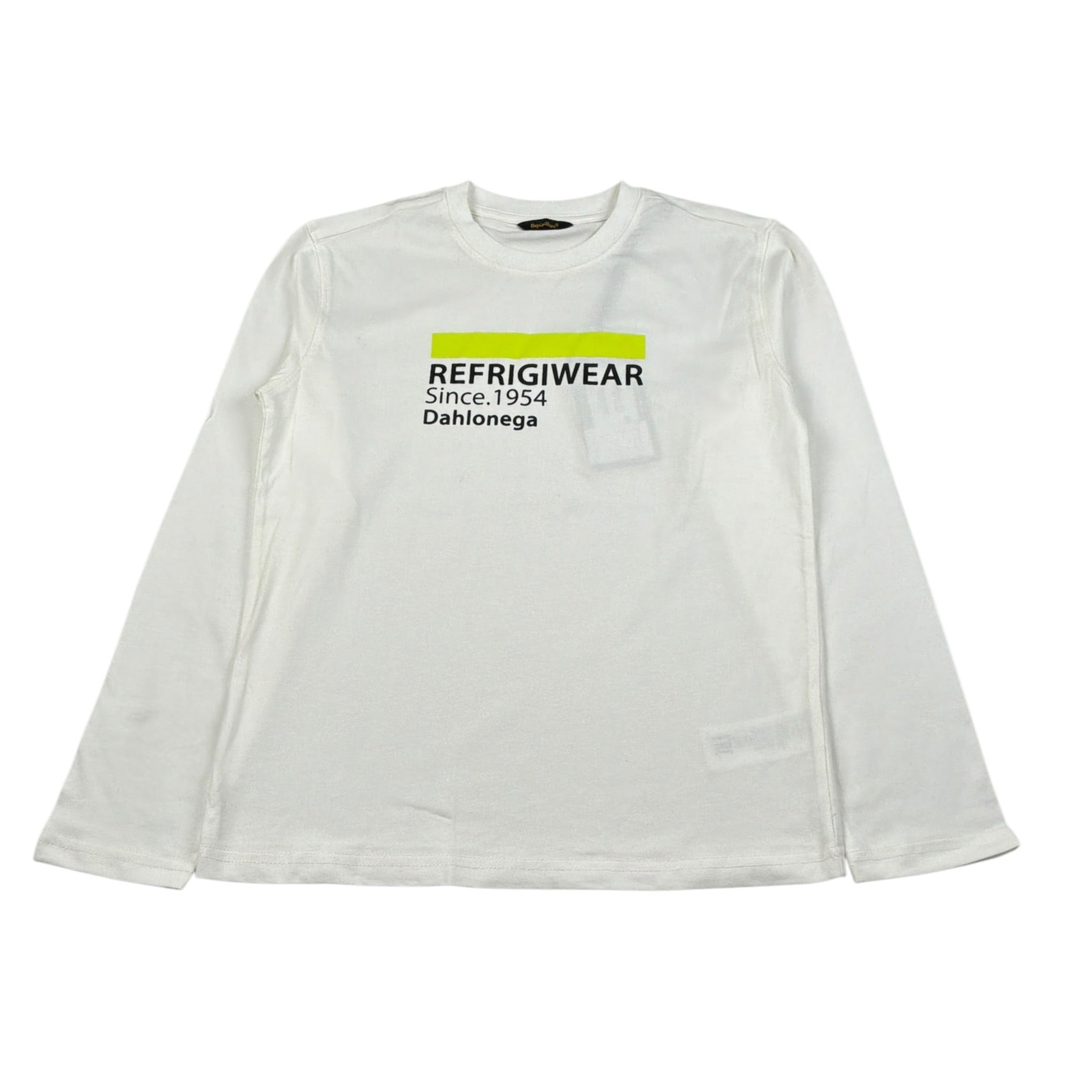 Refrigiwear Shirt Girocollo tinta unita con Stampa Bianco per Bambino R1081W25X BIANCO REFRIGIWEAR 