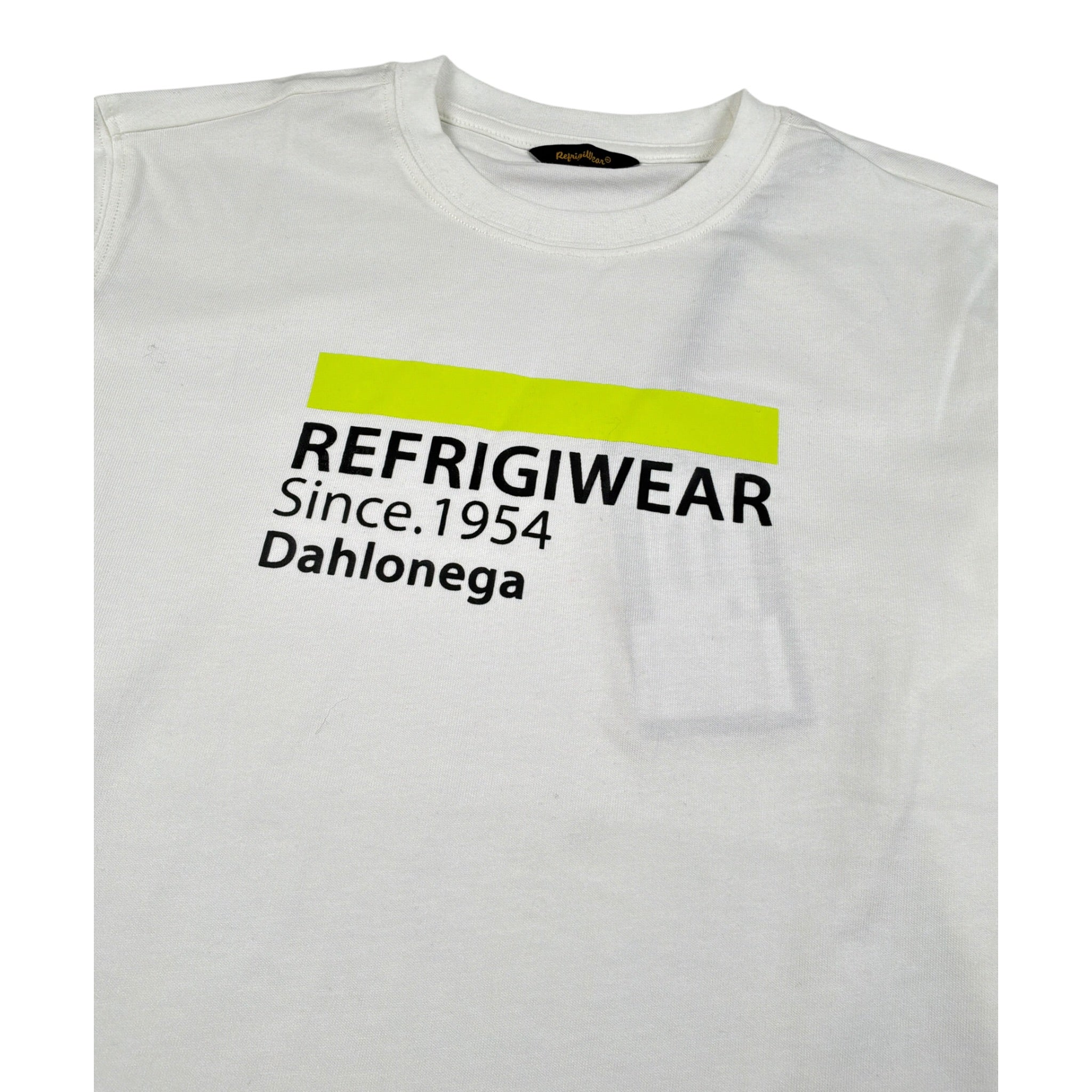 Refrigiwear Shirt Girocollo tinta unita con Stampa Bianco per Bambino R1081W25X BIANCO REFRIGIWEAR 