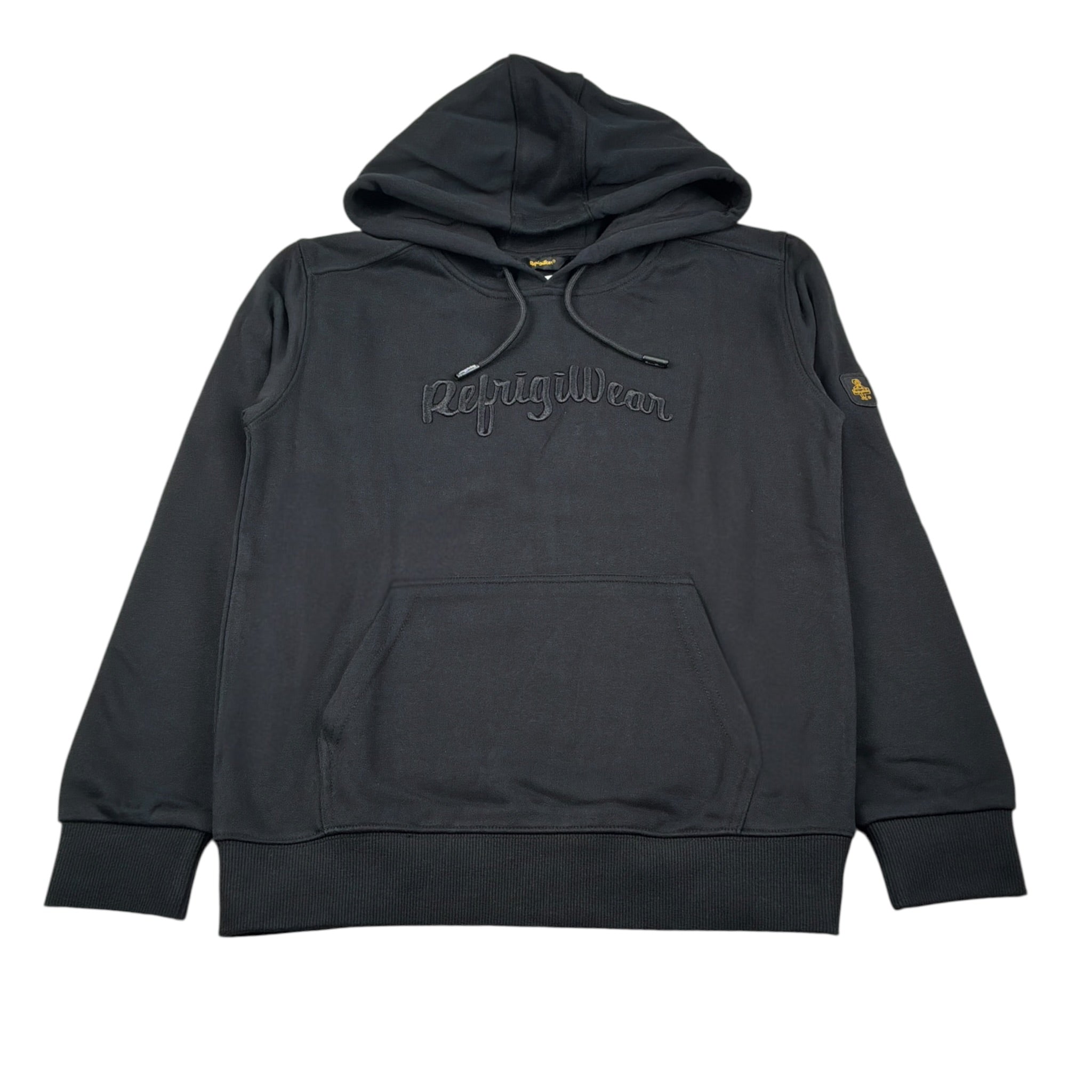 Refrigiwear Felpa Chiusa con Cappuccio tinta unita Nero per Bambino R1092W25 NERO REFRIGIWEAR 