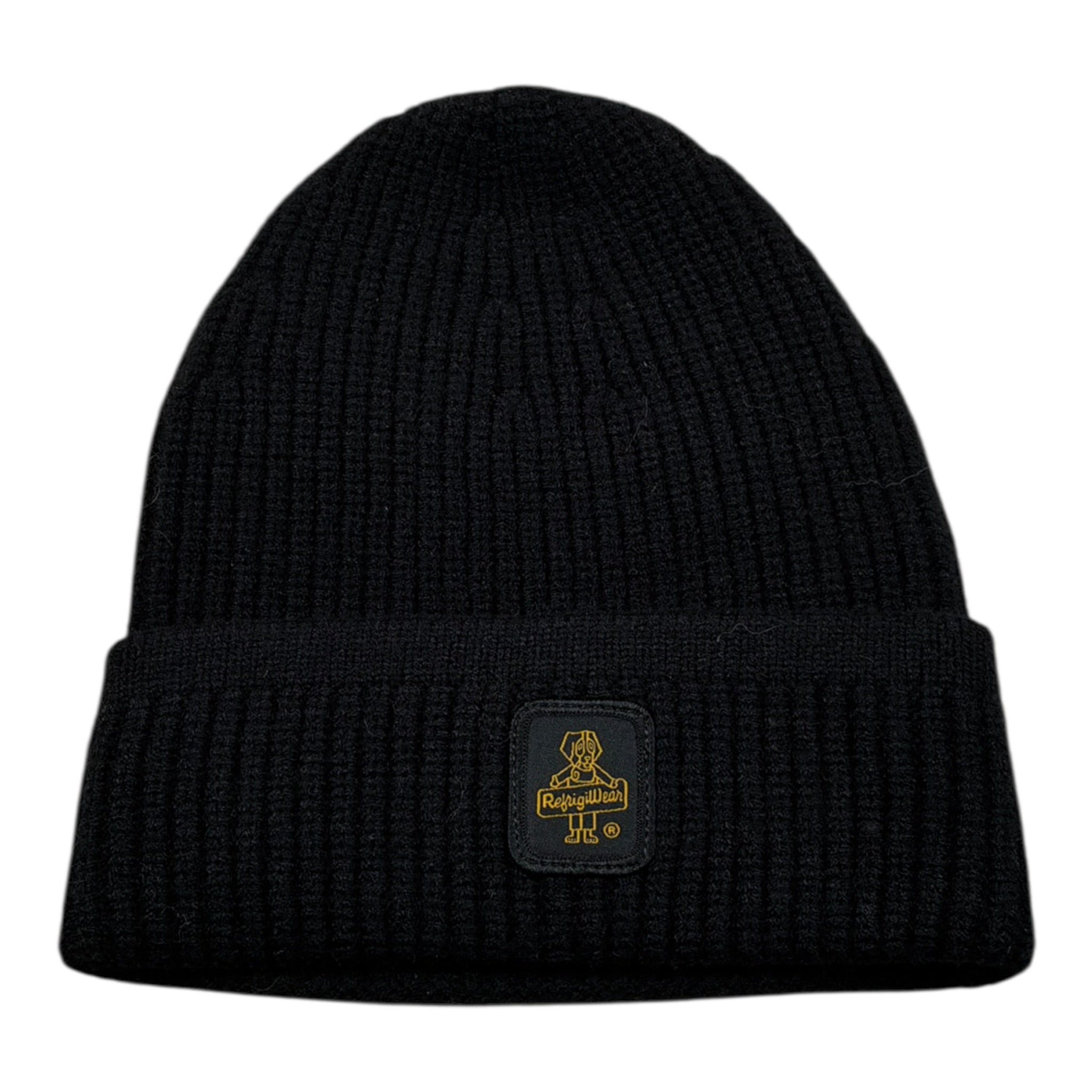 Refrigiwear Cappello tinta unita con Logo Nero per Bambino R1094W25 NERO REFRIGIWEAR 