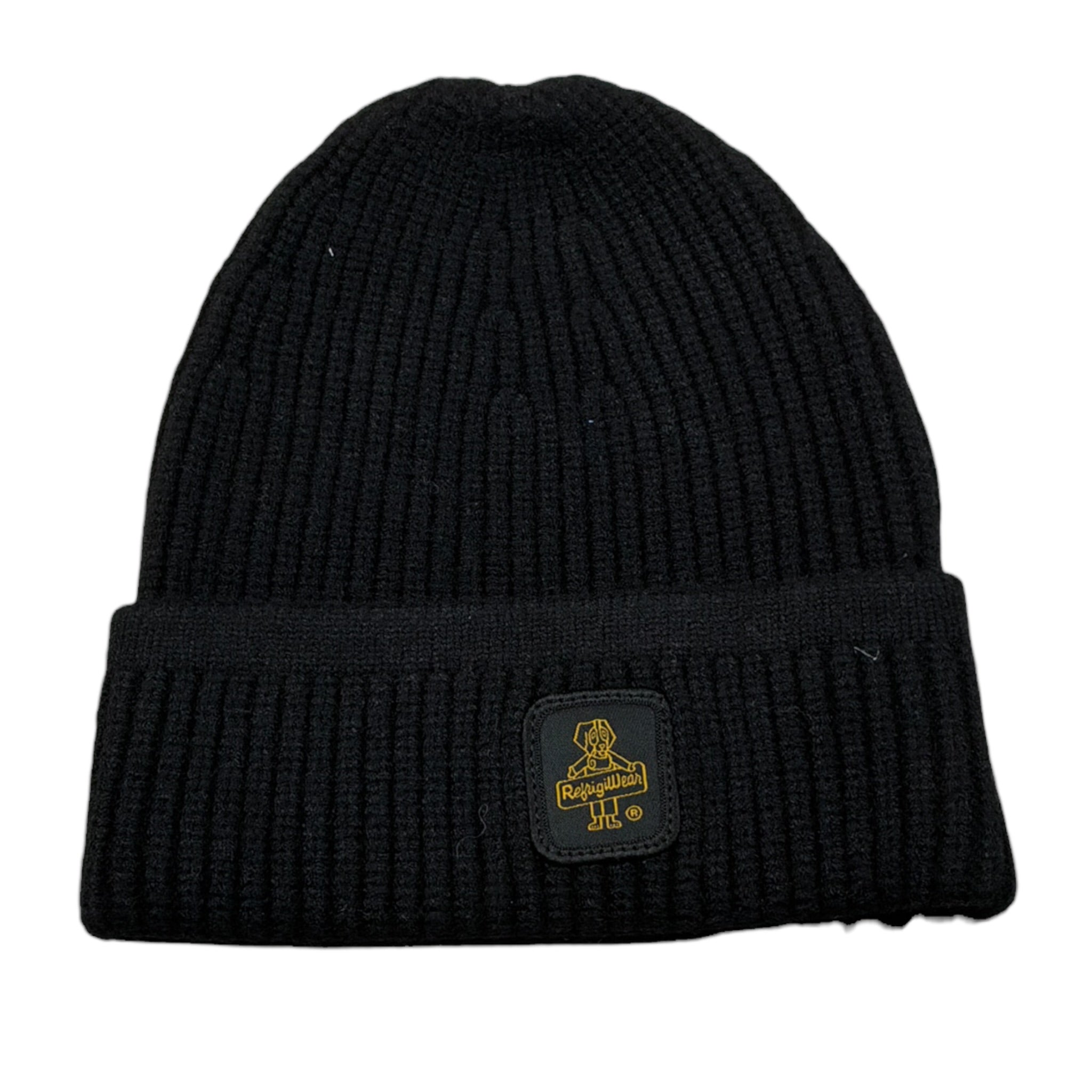 Refrigiwear Cappello tinta unita con Logo Nero per Bambino R1094W25X NERO REFRIGIWEAR 