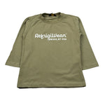 Refrigiwear Shirt Girocollo tinta unita con Logo Verde per Bambino RB1347W25 VERDE REFRIGIWEAR 