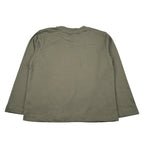 Refrigiwear Shirt Girocollo tinta unita con Logo Verde per Bambino RB139W25 VERDE REFRIGIWEAR 