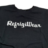 Refrigiwear Shirt Girocollo tinta unita con Logo Nero per Bambino RG1400W25 NERO REFRIGIWEAR 