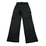Refrigiwear Jeans tinta unita Modello Palazzo Nero per Bambina RG1415W25 NERO REFRIGIWEAR 