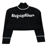 Refrigiwear Maglia Collo Alto tinta unita con Logo Nero per Bambina RG1416W25XX NERO REFRIGIWEAR 