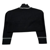 Refrigiwear Maglia Collo Alto tinta unita con Logo Nero per Bambina RG1416W25XX NERO REFRIGIWEAR 