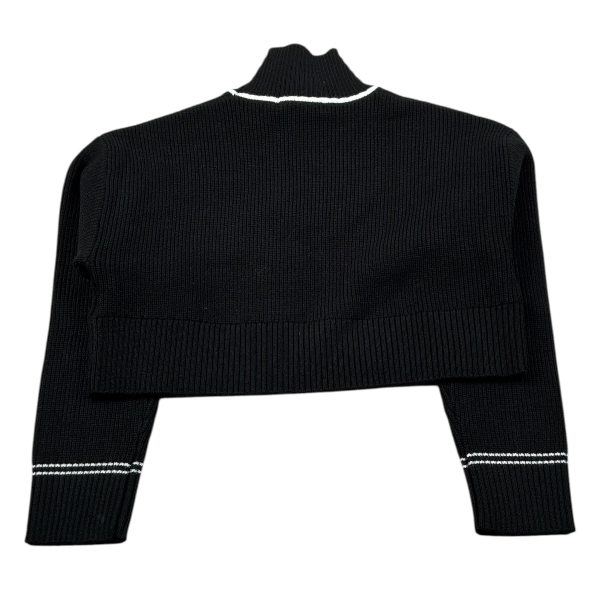 Refrigiwear Maglia Collo Alto tinta unita con Logo Nero per Bambina RG1416W25XX NERO REFRIGIWEAR 