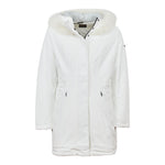 Refrigiwear Giubbino tinta unita con Cappuccio Bianco per Bambina RG1423W25 BIANCO REFRIGIWEAR 