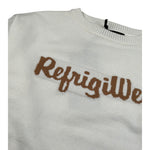 Refrigiwear Maglia Girocollo tinta unita con Stampa Panna per Bambina RG1452W25 PANNA REFRIGIWEAR 