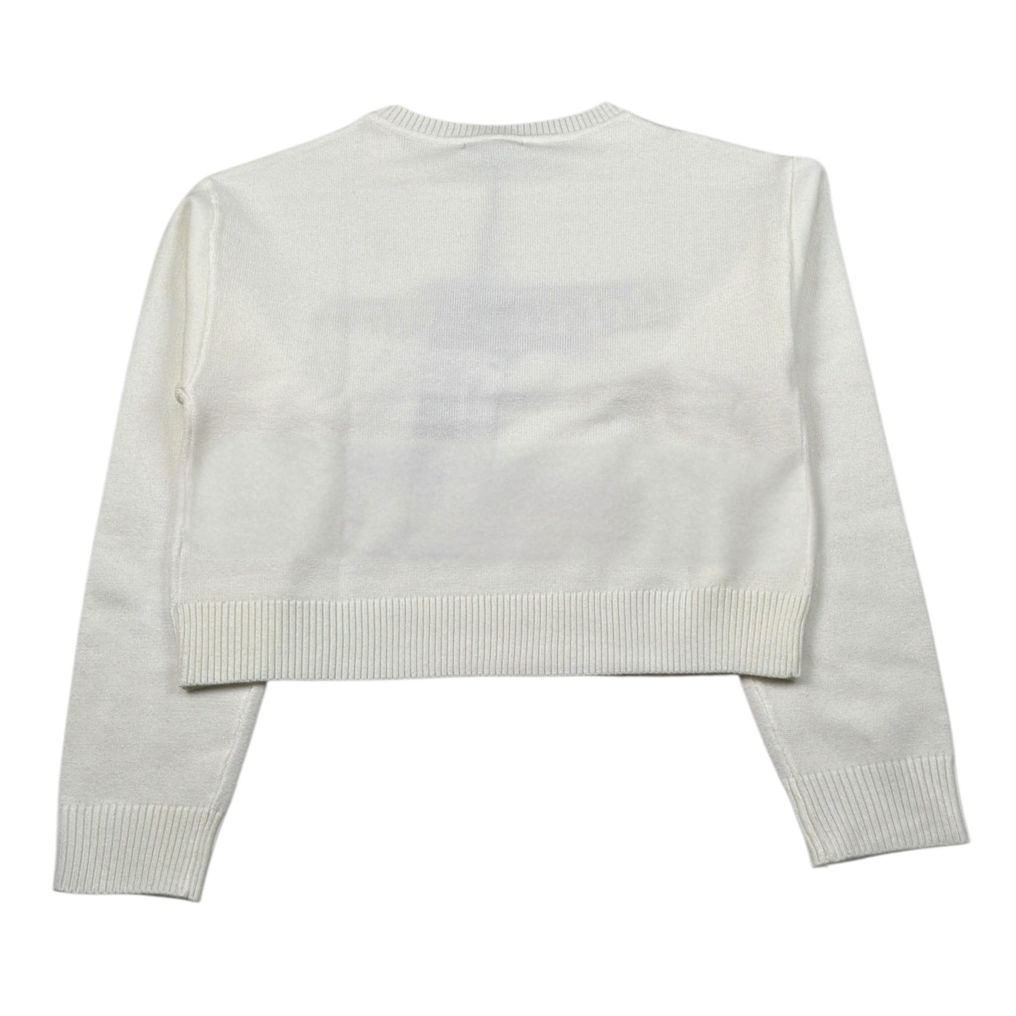 Refrigiwear Maglia Girocollo tinta unita con Stampa Panna per Bambina RG1452W25X PANNA REFRIGIWEAR 