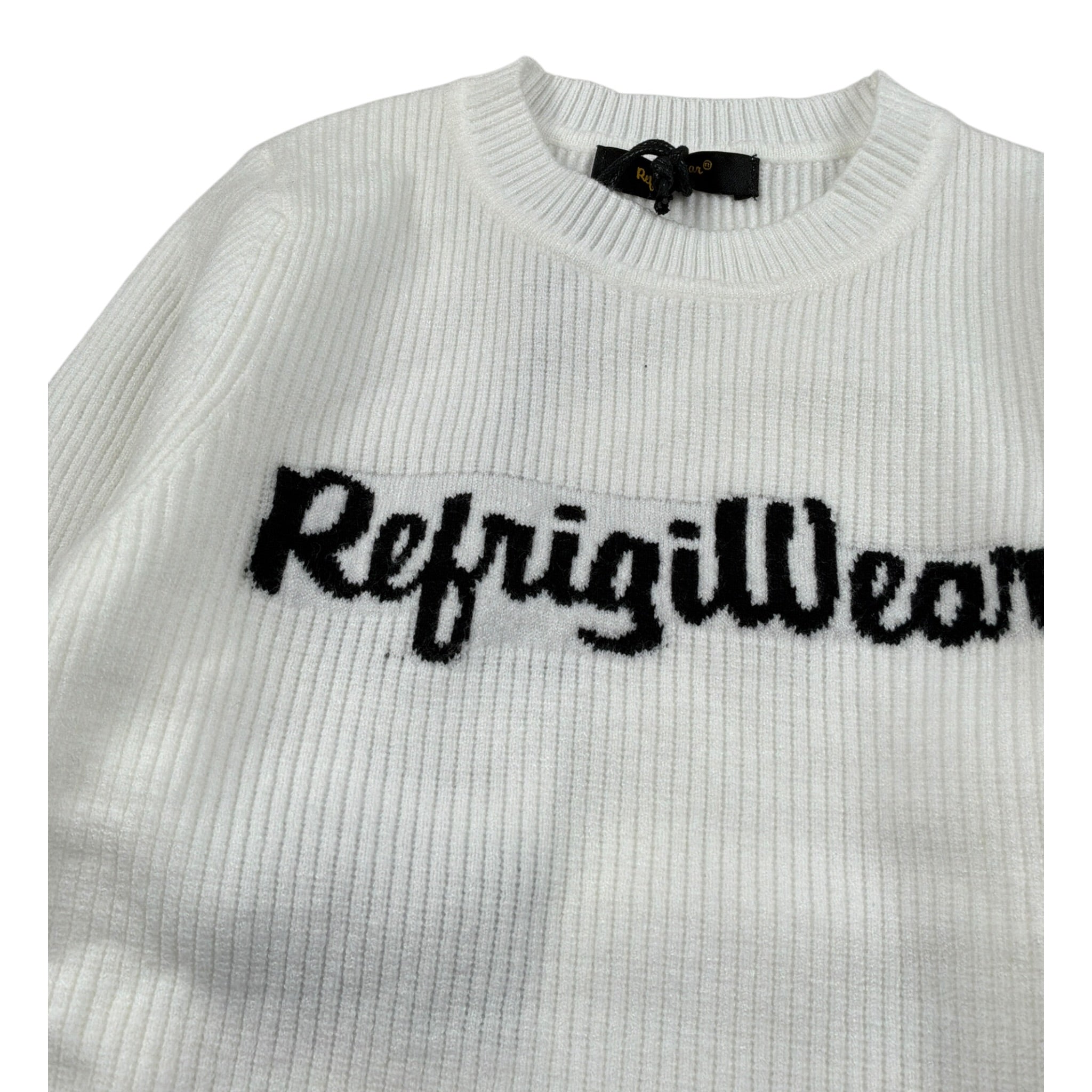 Refrigiwear Maglia Girocollo tinta unita con Stampa Panna per Bambina RG145W25 PANNA REFRIGIWEAR 