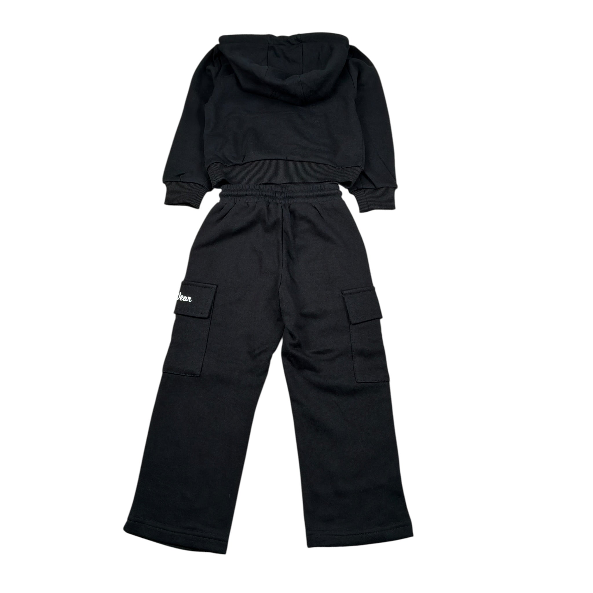Refrigiwear Completo 2 Pezzi Felpa-Pantalone tinta unita Nero per Neonata RG1481W25NX NERO REFRIGIWEAR 