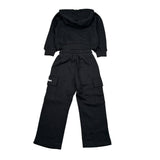 Refrigiwear Completo 2 Pezzi Felpa-Pantalone tinta unita Nero per Neonata RG1481W25NX NERO REFRIGIWEAR 