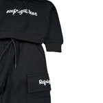 Refrigiwear Completo 2 Pezzi Felpa-Pantalone tinta unita Nero per Bambina RG1481W25X NERO REFRIGIWEAR 