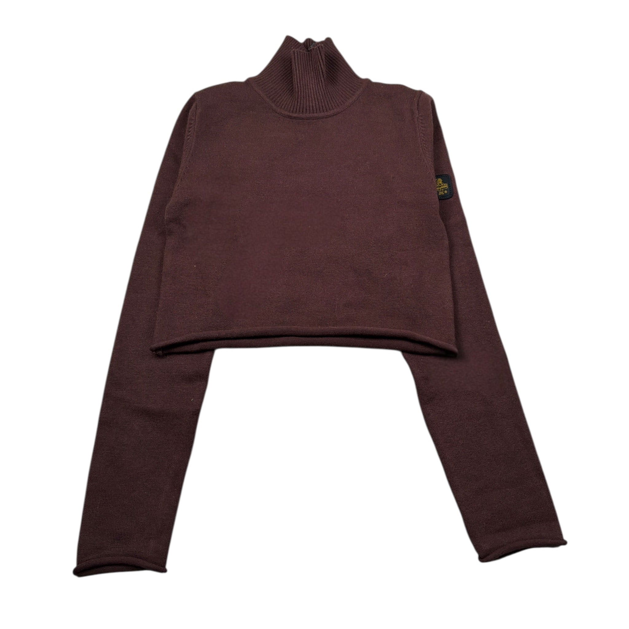 Refrigiwear Maglia Collo Alto tinta unita Marrone per Bambina RWG925 MARRONE REFRIGIWEAR 