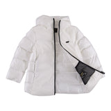 Refrigiwear Giubbino tinta unita con Cappuccio Bianco per Bambina RWG964 BIANCO REFRIGIWEAR 