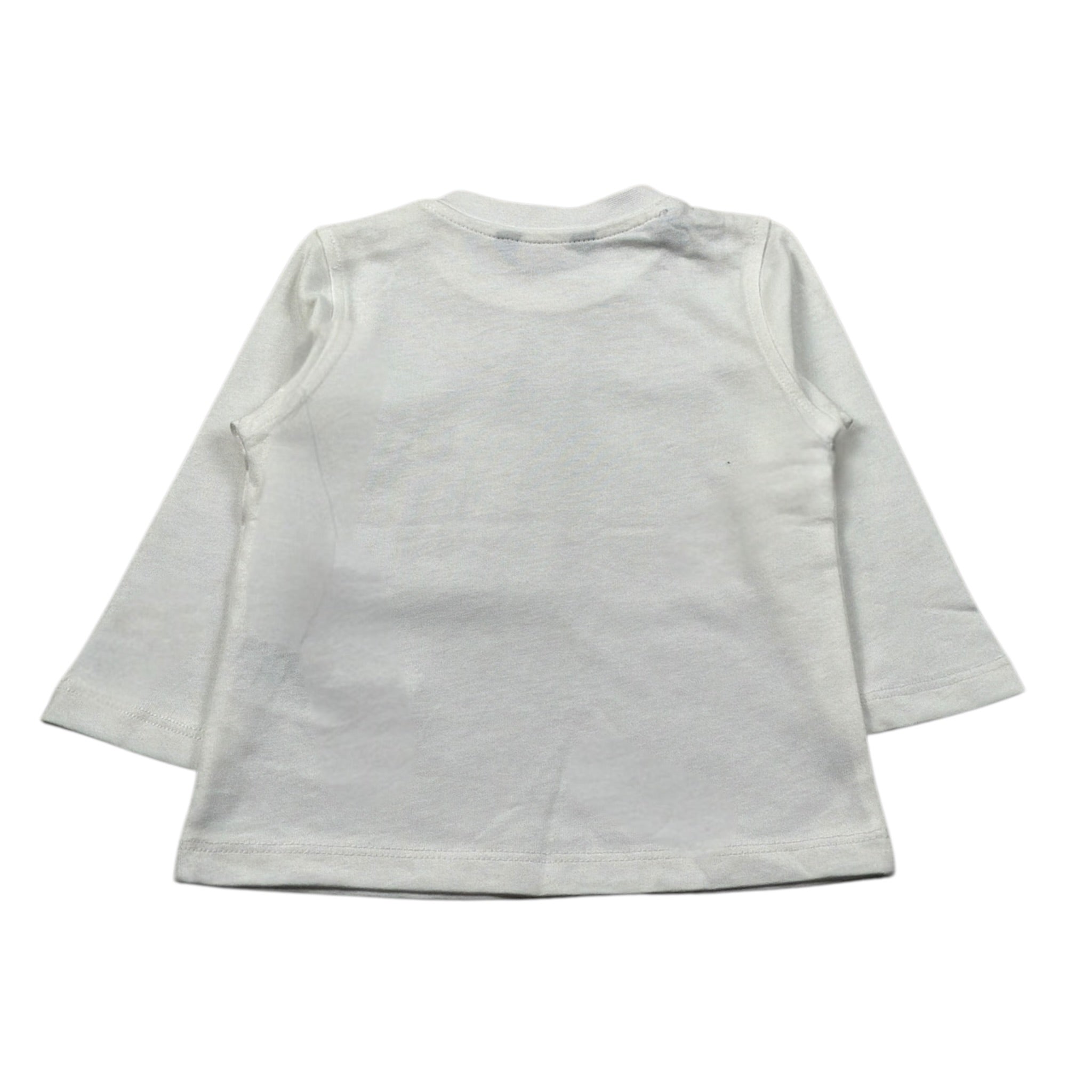 Refrigiwear Shirt Girocollo tinta unita con Logo Bianco per Neonato RWN801 BIANCO REFRIGIWEAR 