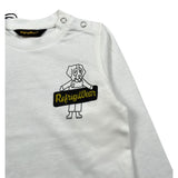 Refrigiwear Shirt Girocollo tinta unita con Logo Bianco per Neonato RWN801 BIANCO REFRIGIWEAR 