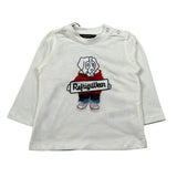 Refrigiwear Shirt Girocollo tinta unita con Stampa Bianco per Neonato RWN816 BIANCO REFRIGIWEAR 