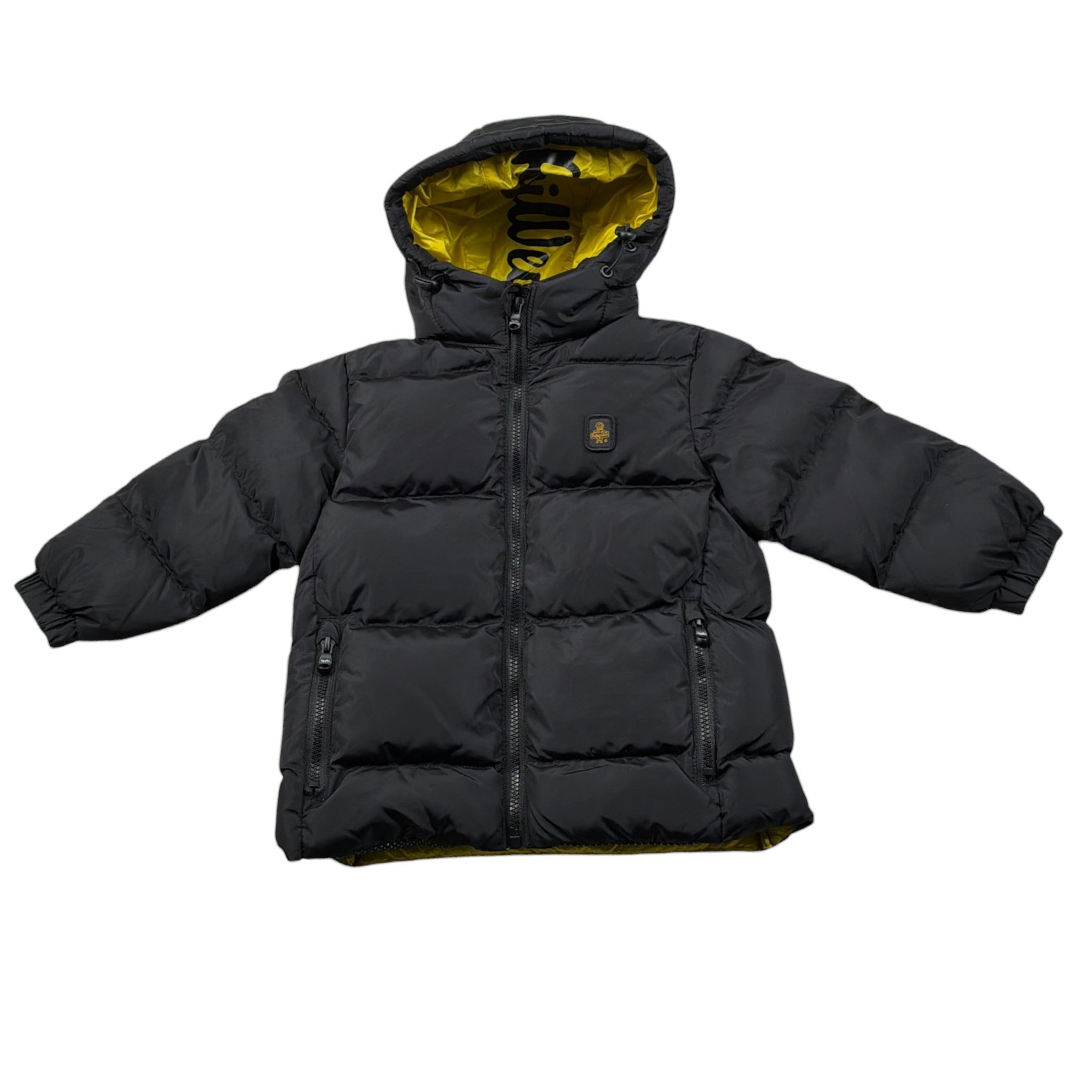 Refrigiwear Giubbino tinta unita con Cappuccio Nero per Neonato RWN822 NERO REFRIGIWEAR 